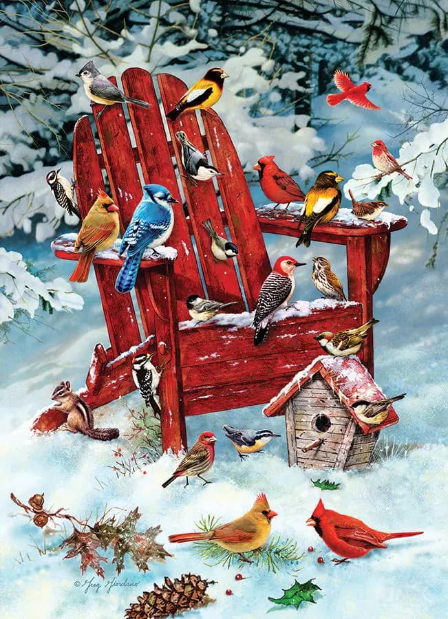 Cobble Hill - Puzzle Adirondack Birds - 1000 dielov