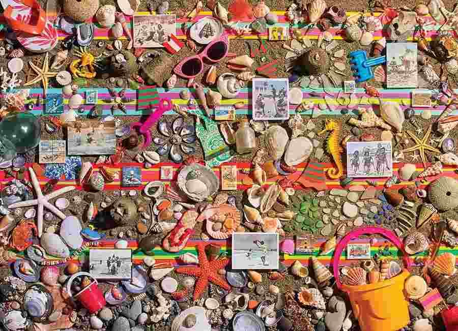 Cobble Hill - Puzzle Beach Scene - 1000 dielov
