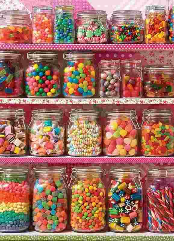 Cobble Hill - Puzzle Candy Shelf - 500 dielov