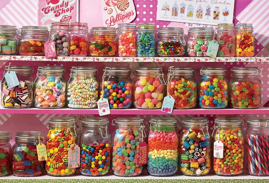 Cobble Hill - Puzzle Candy store - 2000 dielov