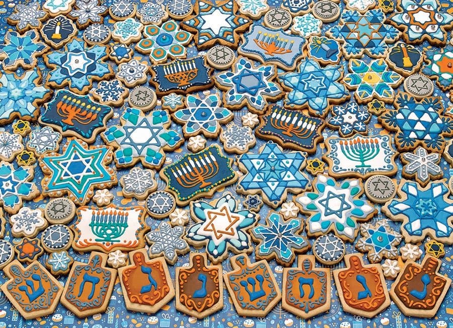 COBBLE HILL Puzzle Chanukové sušenky 1000 dílků