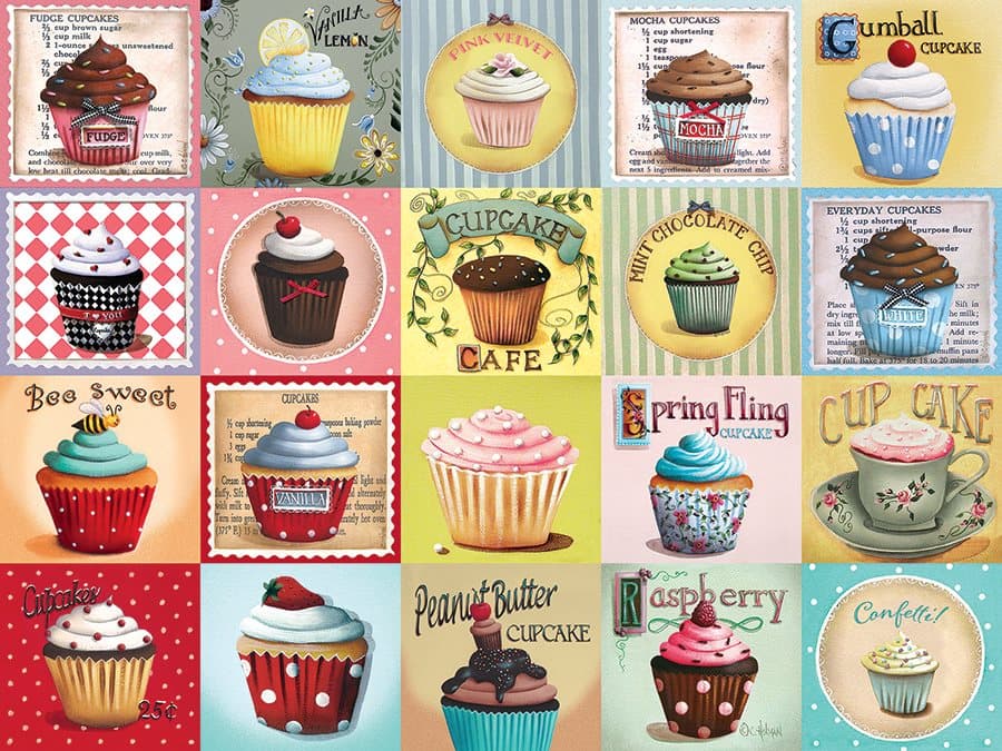 COBBLE HILL Puzzle Cupcake Cafe XL 275 dílků