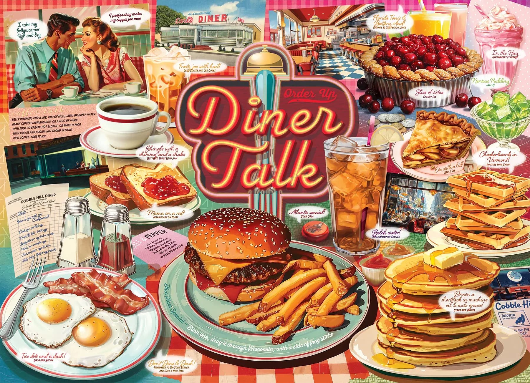 Cobble Hill - Puzzle Diner Talk  - 500 dielov