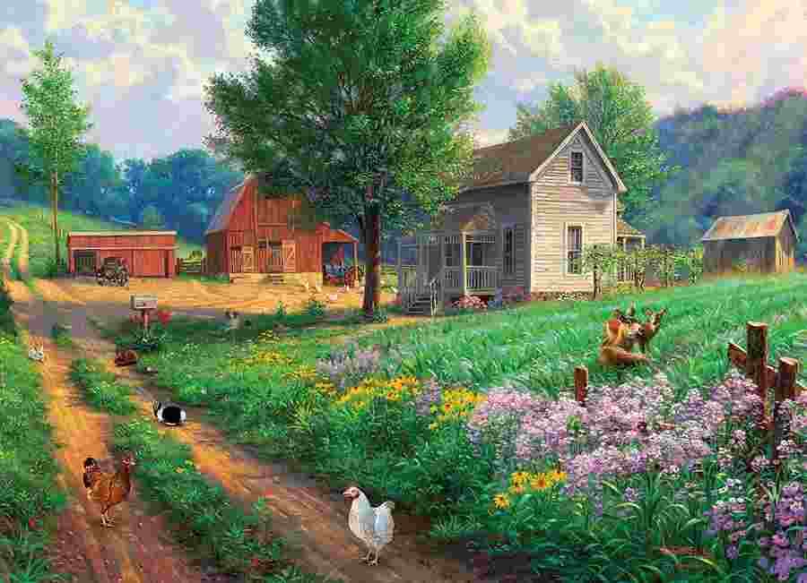 Cobble Hill - Puzzle Farm Country - 1000 dielov