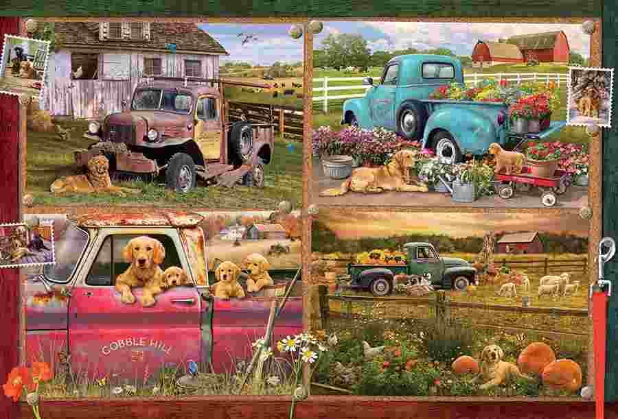Cobble Hill - Puzzle It's a Dog's Life - 2000 dielov