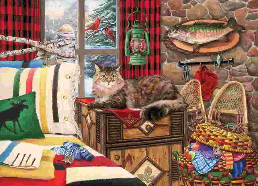 Cobble Hill - Puzzle Lodge Cat - 1000 dielov