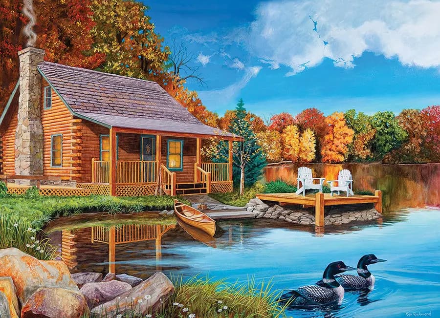 Cobble Hill - Puzzle Loon Lake - 500 dielov