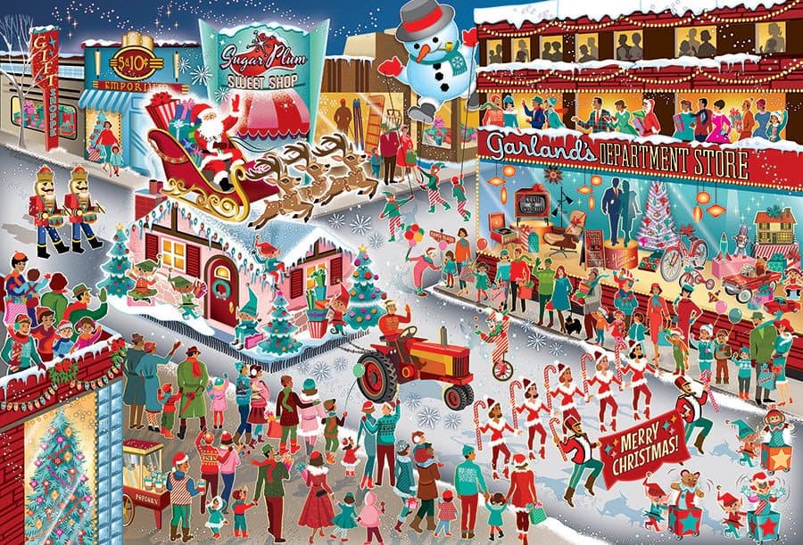 COBBLE HILL Puzzle Santova přehlídka 2000 dílků
