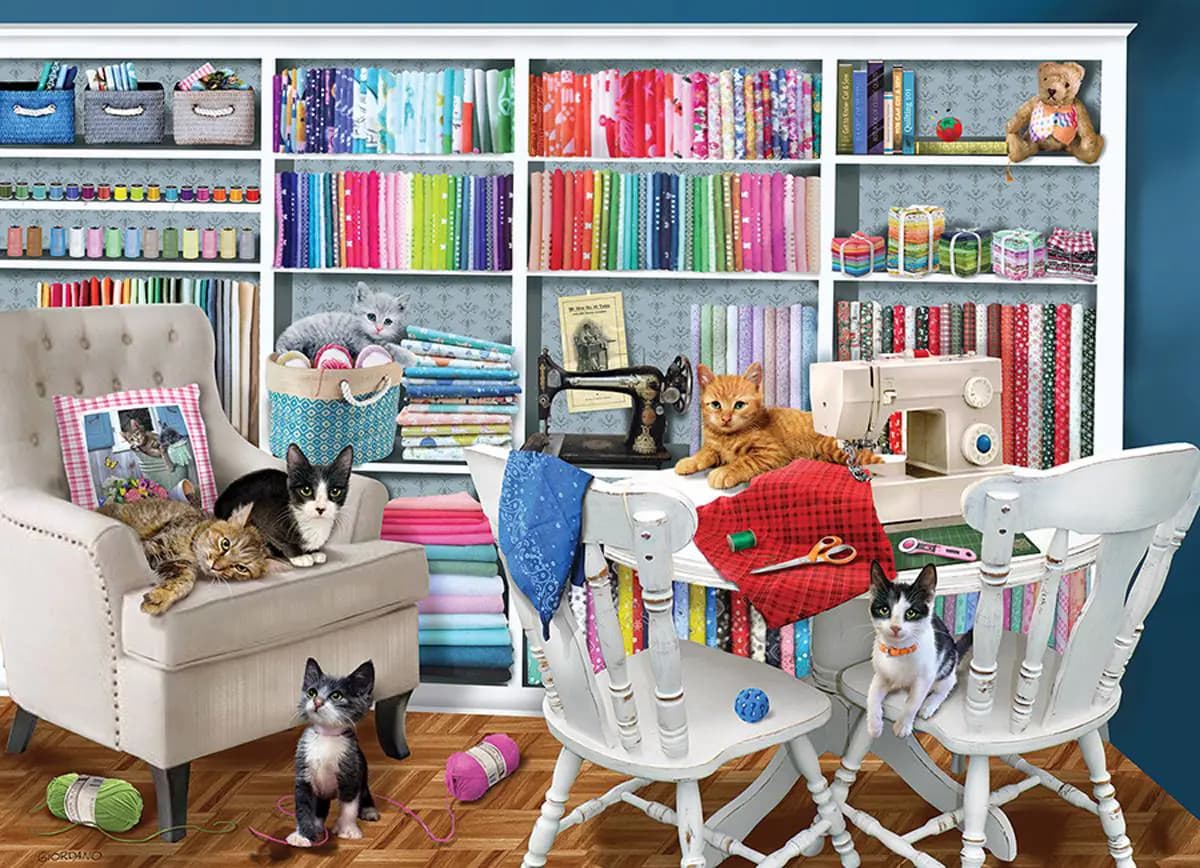 Cobble Hill - Puzzle Sewing Room - 1000 dielov