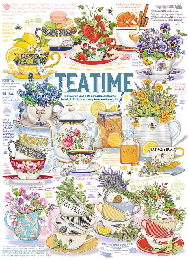 Cobble Hill - Puzzle Tea Time - 1000 dielov
