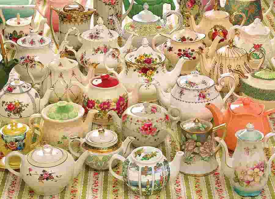 Cobble Hill - Puzzle Teapots - 1000 dielov