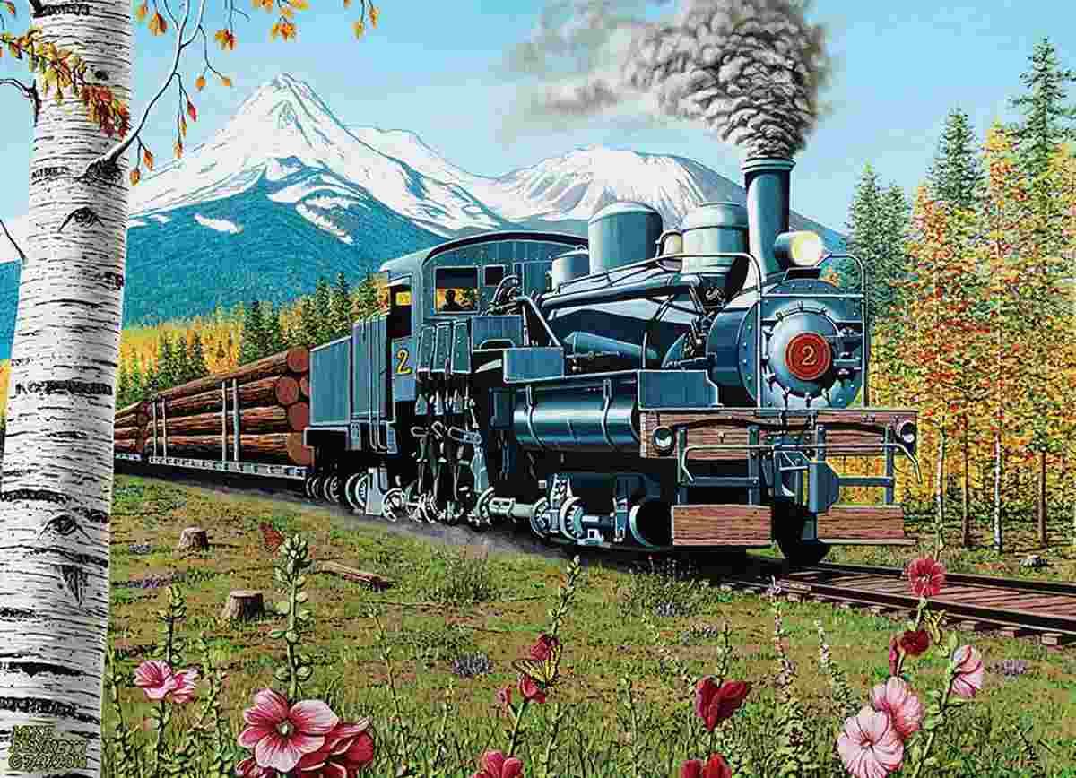 Cobble Hill - Puzzle The train - 1000 dielov