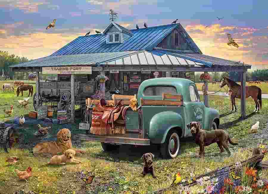 Cobble Hill - Puzzle Trading Post - 1000 dielov