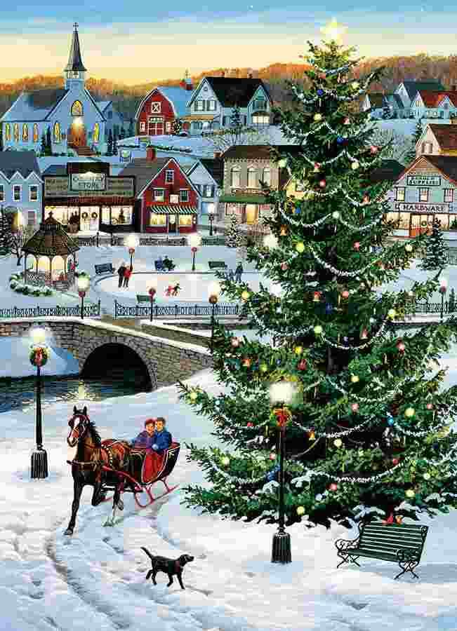 Cobble Hill - Puzzle Weirs: Village Tree - 500 dielov