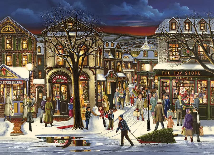 Cobble Hill - Puzzle Winter season - 500 dielov