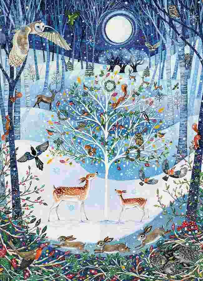 Cobble Hill - Puzzle Winter Woodland - 500 dielov