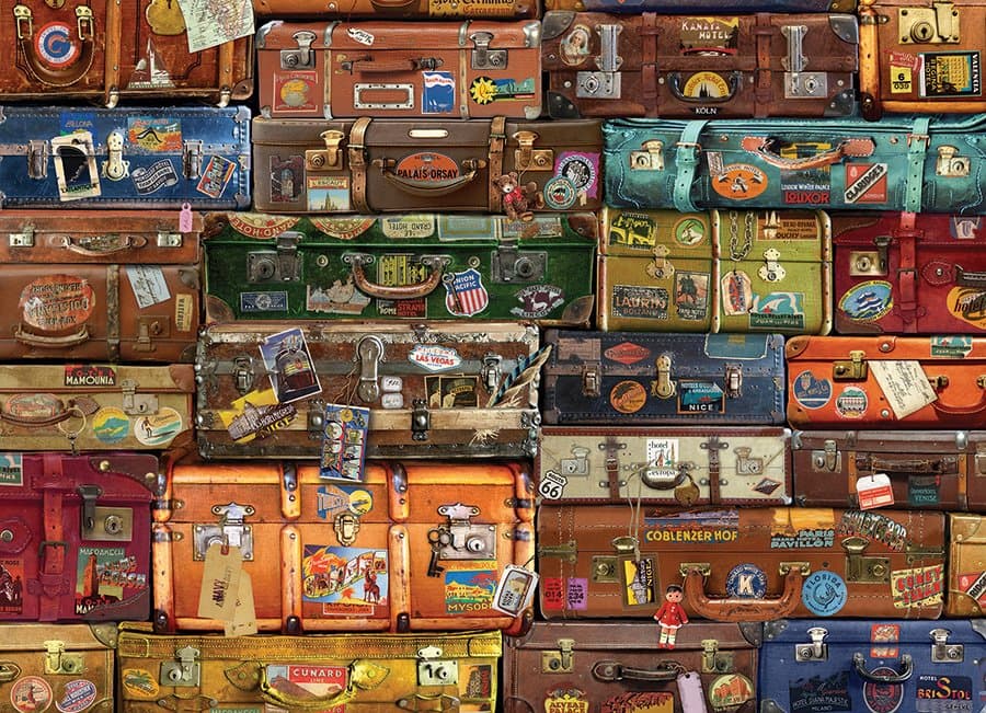 COBBLE HILL Puzzle Zavazadla 1000 dílků