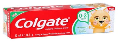 Colgate zubná pasta 50ml Junior 0-2r. Strawberry