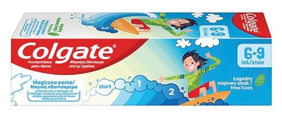 Colgate zubná pasta Junior 50ml 6-9 Mild Mint