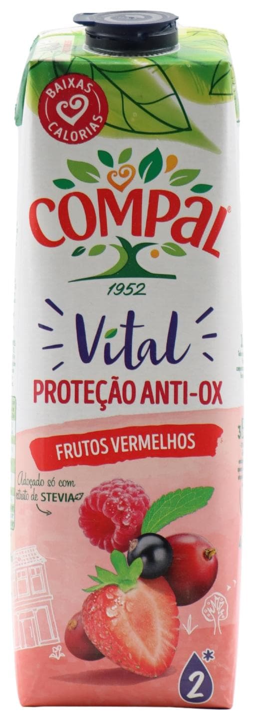 Compal Vital línia Červené ovocie 1L