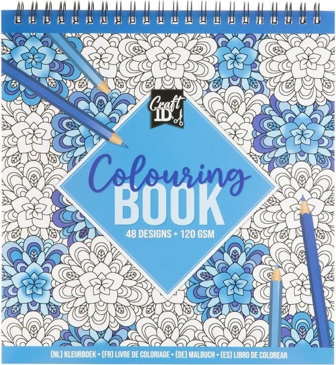 CRAFT ID Antistresové omalovánky Blue