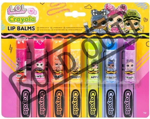 CRAYOLA Ovocné balzámy na rty LOL - 7 příchutí