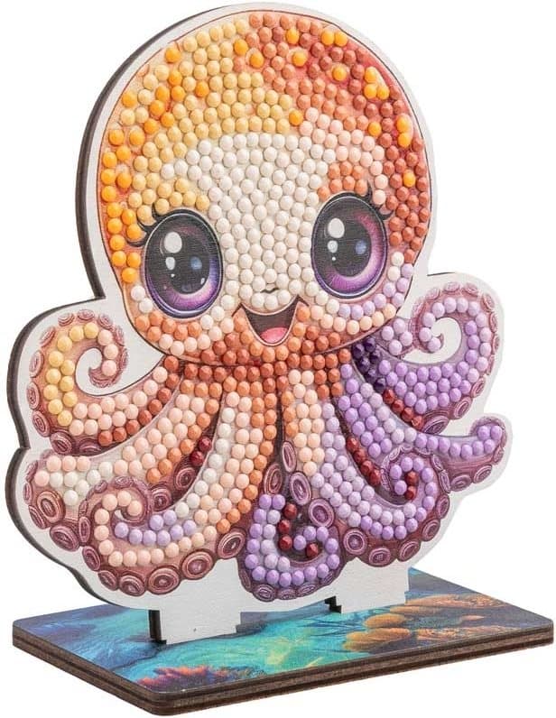 CRYSTAL ART Diamantové malování Oceán: Chobotnice
