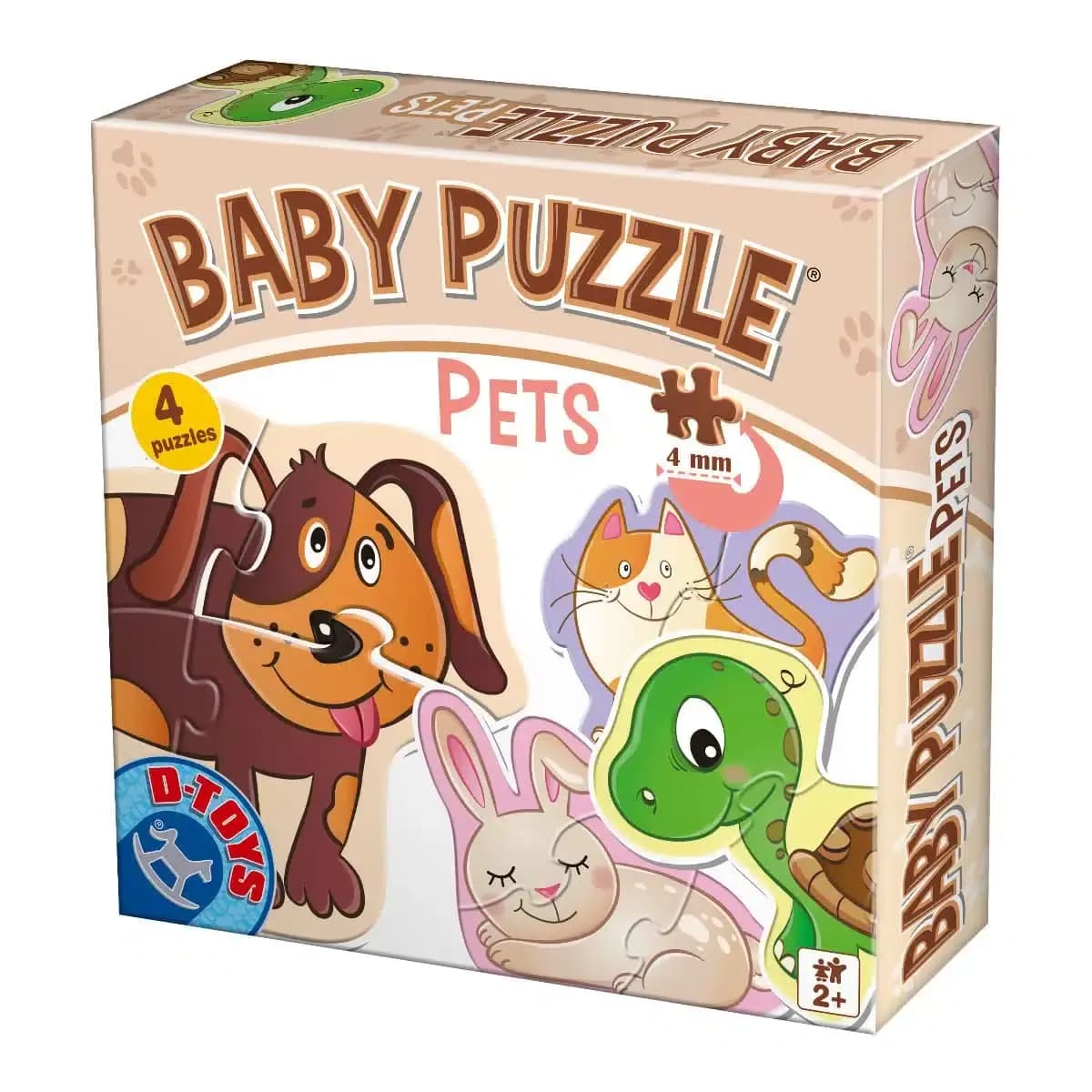 D-Toys - Puzzle 6v1 Pets - 1-39 dielov