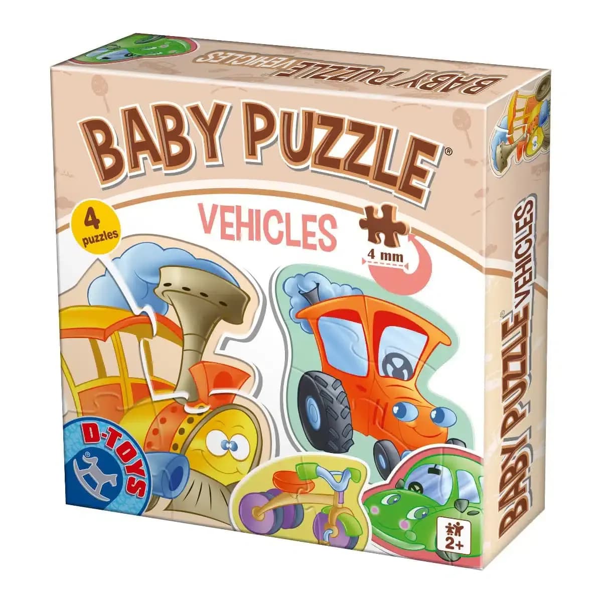 D-Toys - Puzzle 6v1 Vehicles - 1-39 dielov