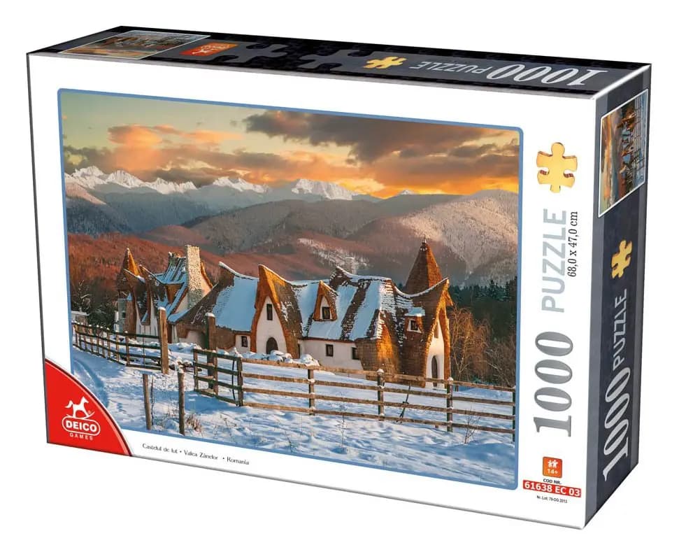 D-Toys - Puzzle Clay Castle, Romania - 1000 dielov