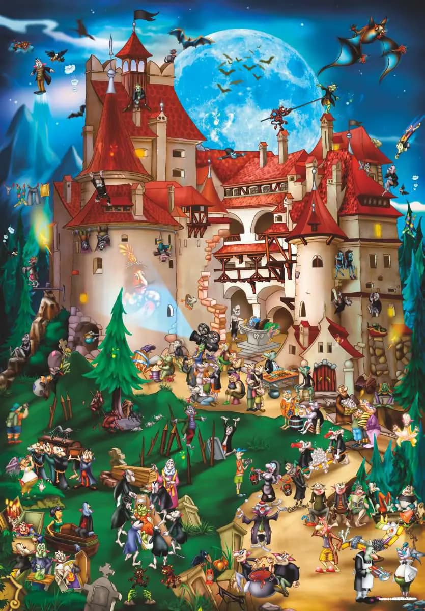 D-Toys - Puzzle Draculas Castle - 1000 dielov
