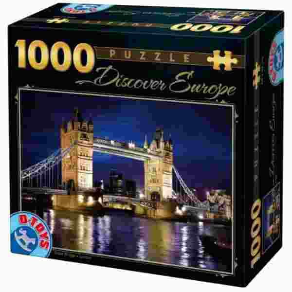 D-Toys - Puzzle London - Tower Bridge - 1000 dielov