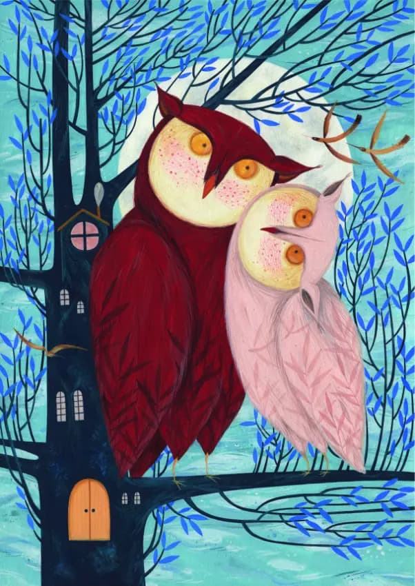D-Toys - Puzzle Owl Tales - 1000 dielov