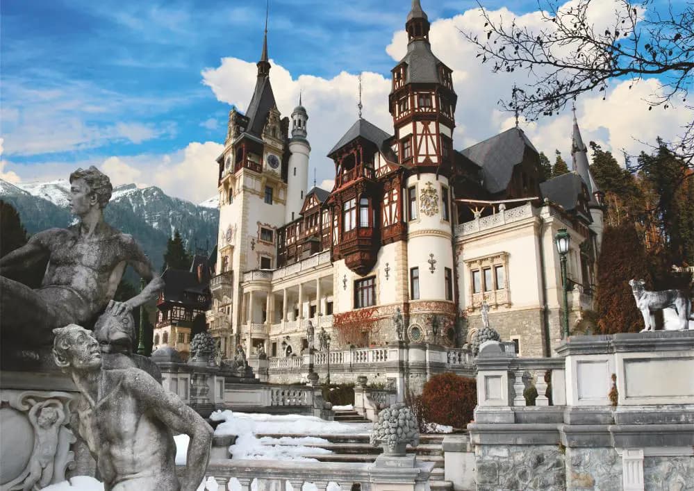 D-Toys - Puzzle Peles Castle, Romania - 1000 dielov