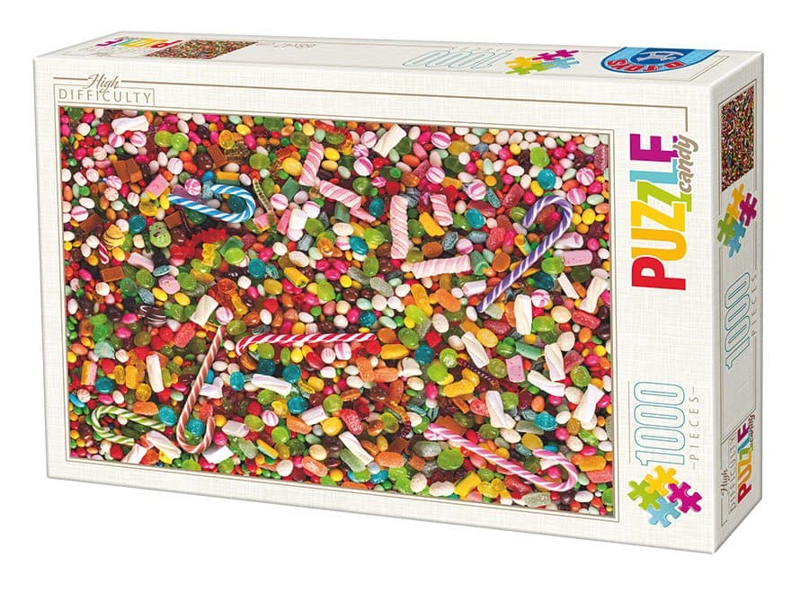 D-TOYS Puzzle Sladkosti 1000 dílků