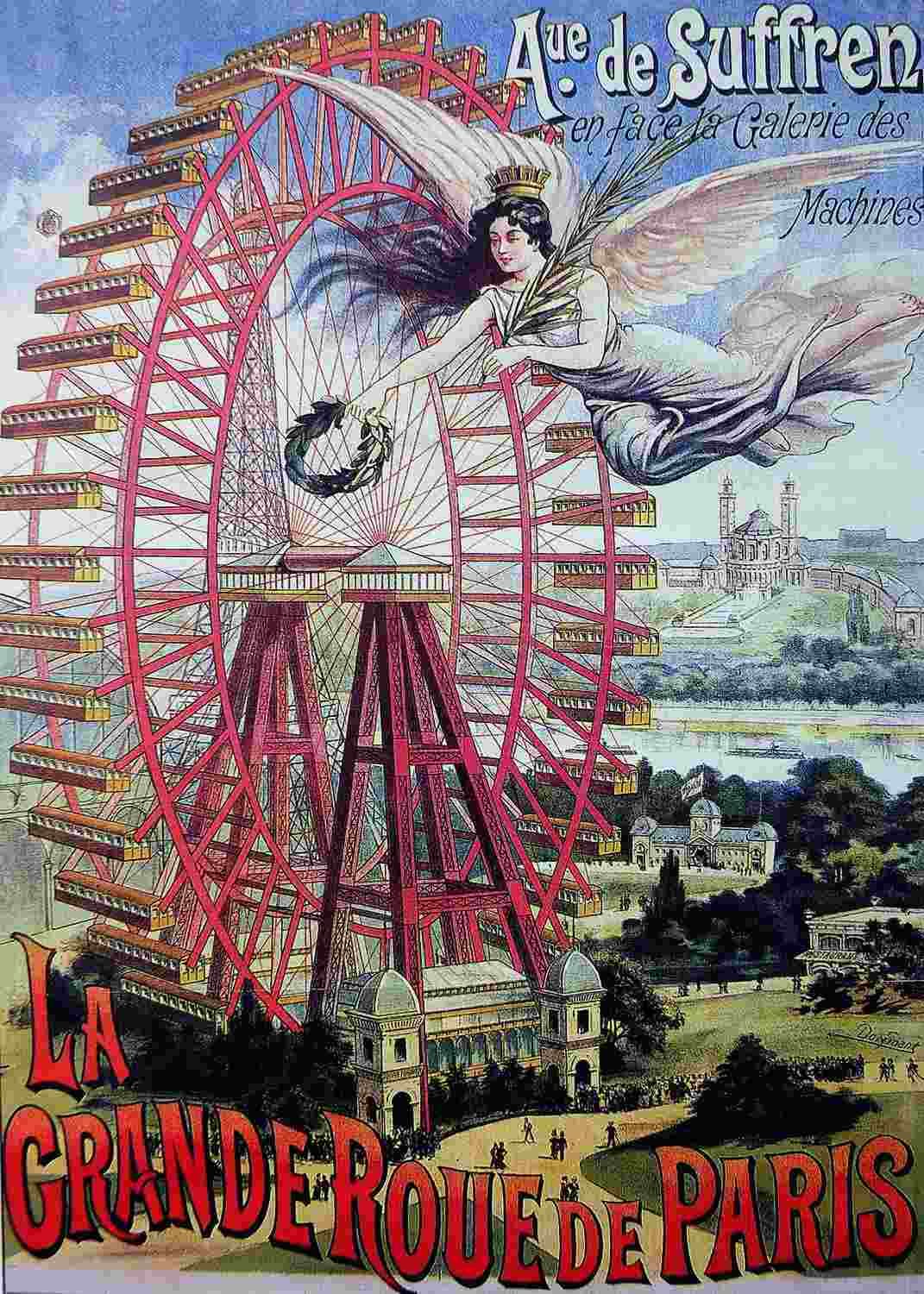 D-Toys - Puzzle The big Paris wheel - 1000 dielov