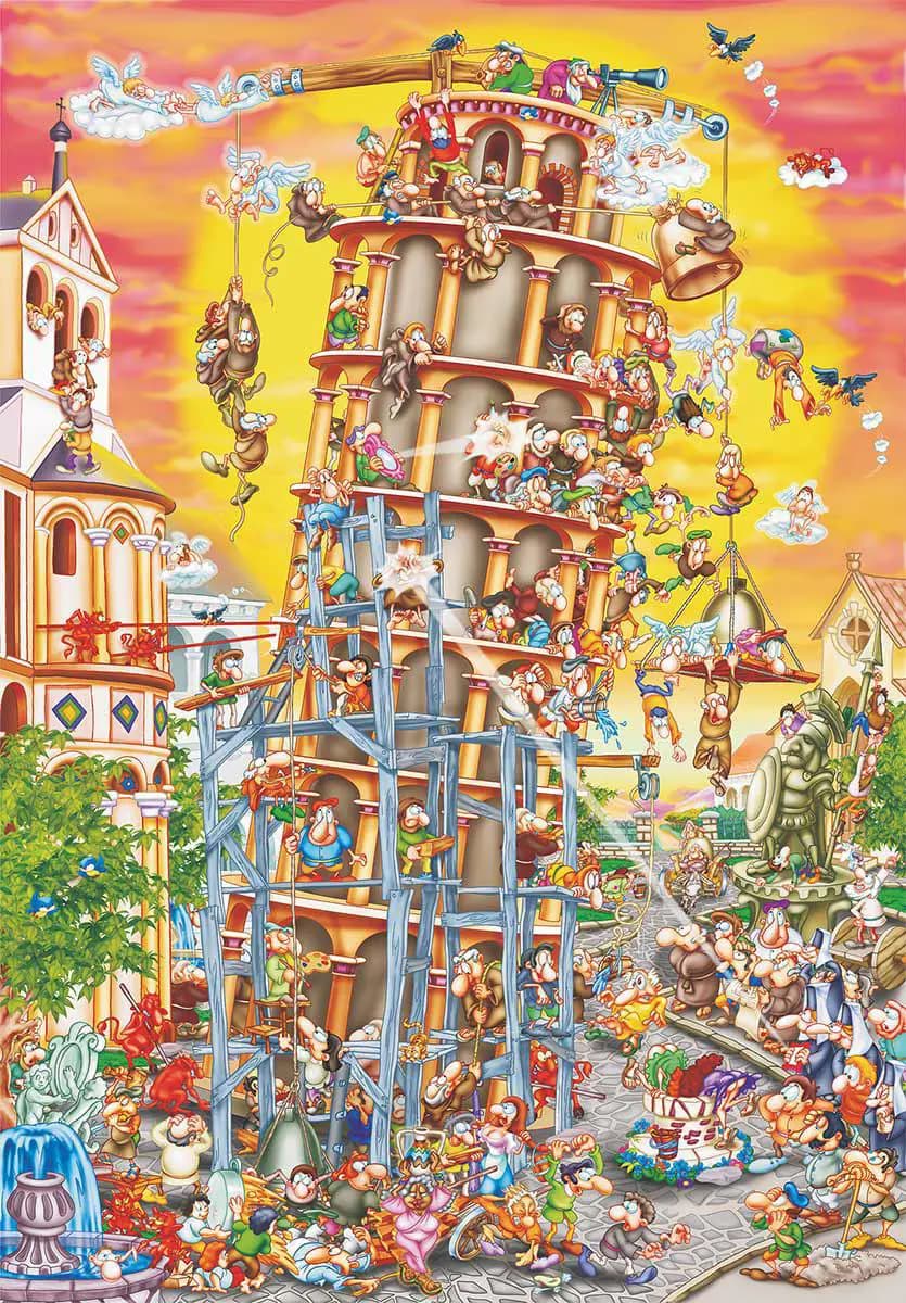 D-Toys - Puzzle Tower of Pisa - 1000 dielov