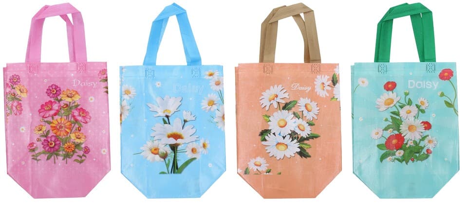 Darčeková taška netkaná textília 24cm - náhodná