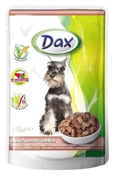 Dax kapsička pre psov 100g hovädzia-králik