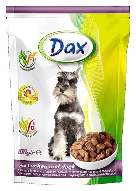 Dax kapsička pre psov 100g morka-kačica