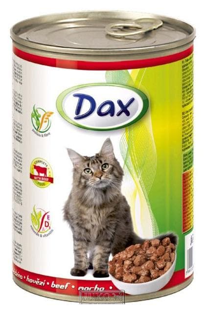 Dax Konzervy pre mačky hovädzie 415g