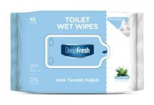 DeepFresh vlhčený toaletný papier 42ks Aloe vera