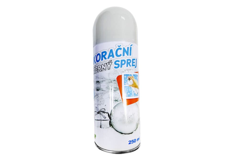 Dekoračný sprej strieborný 250ml