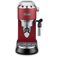 Delonghi Dedica pákový kávovar, červená