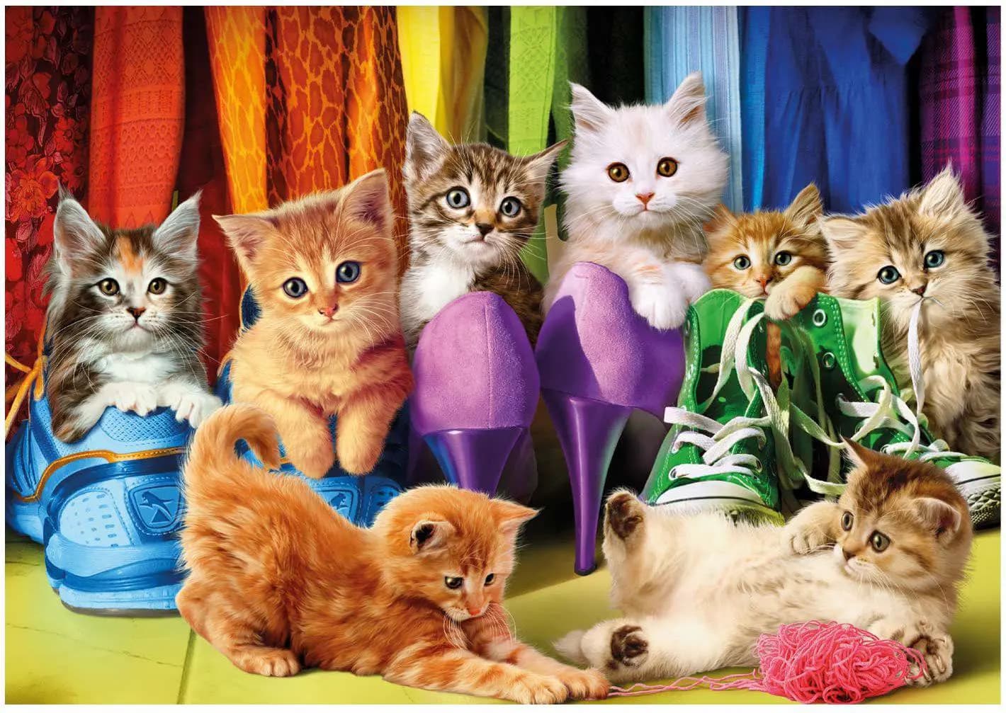 Dino - Puzzle Colorful kittens - 300 dielov