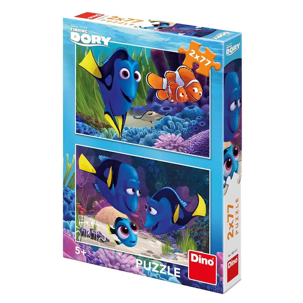 Dino - Puzzle Dory was found 2x77 - 40-99 dielov