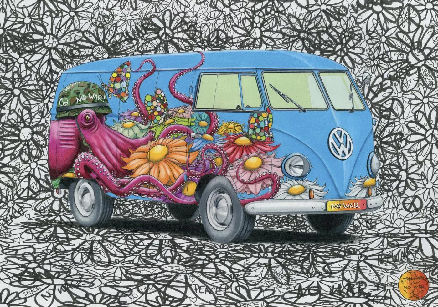 Dino - Puzzle Hippies VW - 500 dielov