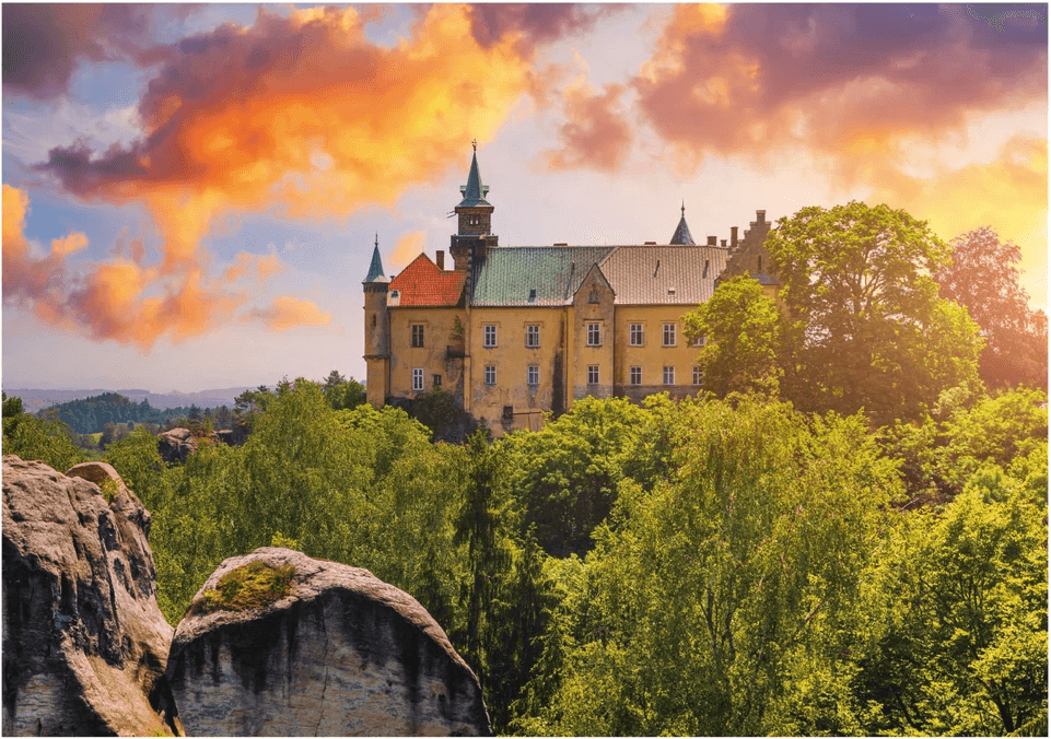 DINO Puzzle Hrubá skála 500 dílků