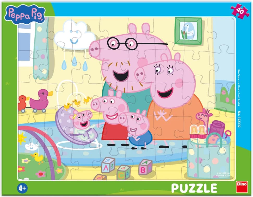 Dino - Puzzle Peppa Pig: Siblings - 40-99 dielov