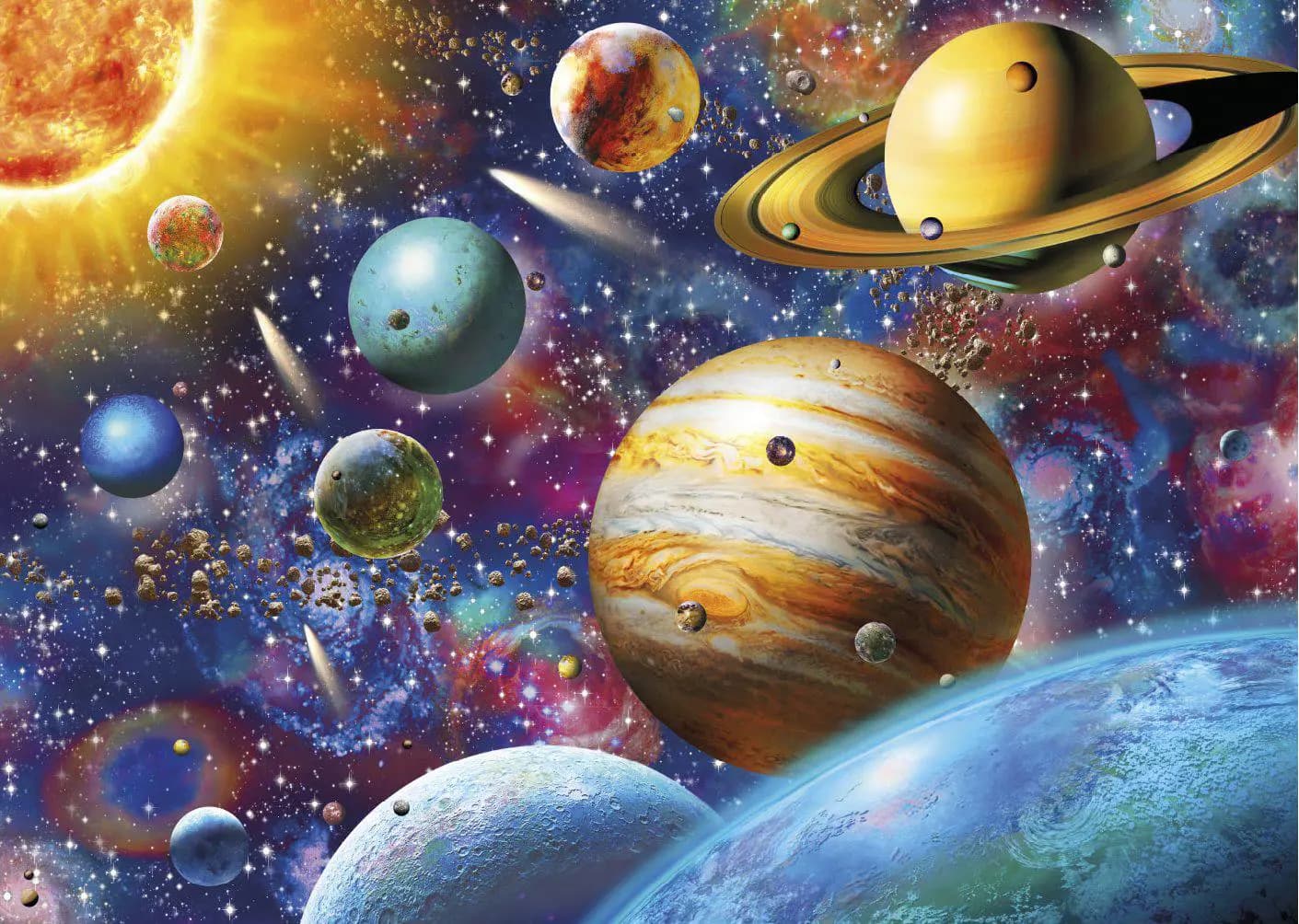 Dino - Puzzle Planets, space - 1000 dielov